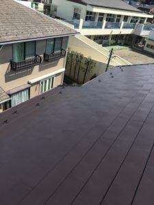 町田市にて屋根修理（瓦屋根からしおさいに葺き替え）